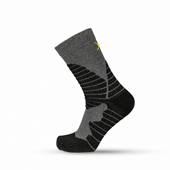 TLC-003, Altai Merino -15°C носки, черный/серый